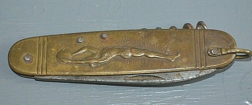 Ancien couteau pliant canif - ancien,