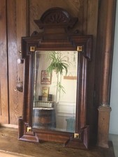 Grand Miroir ancien Napoléon III à verre biseauté