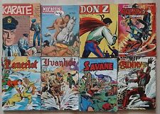 DON Z/ANTARES/LANCELOT/SAVANE/KARATE/SUNNY SUN LOT DE 8 PETITS FORMATS VINTAGE