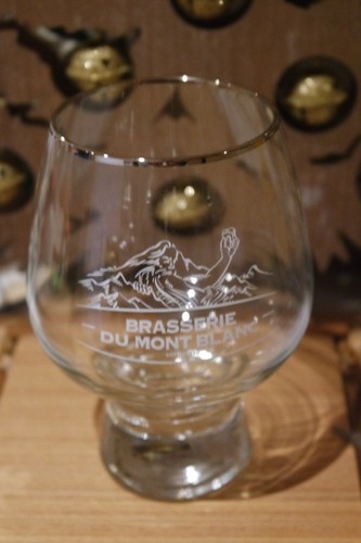 Verre brasserie mont blanc - verre, du