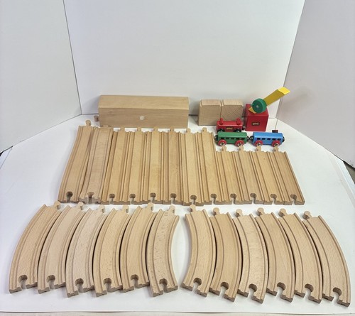 Lot pieces brio wooden - lot,