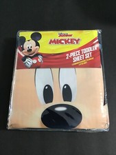 Disney Junior Mickey 2 Piece Toddler Sheet Set NEW
