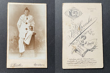 Spenke, Ehrenfeld, Acteur en costume de Pierrot, mime ? pantomime, circa 1880 vi
