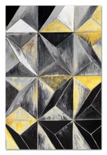 Moderne Art 90x60cm-handgemalt Toile Signé Art Tableau Décoration Murale G99732