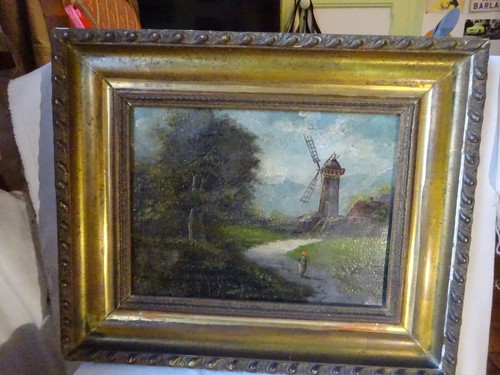 Tableau peinture huile - tableau, à