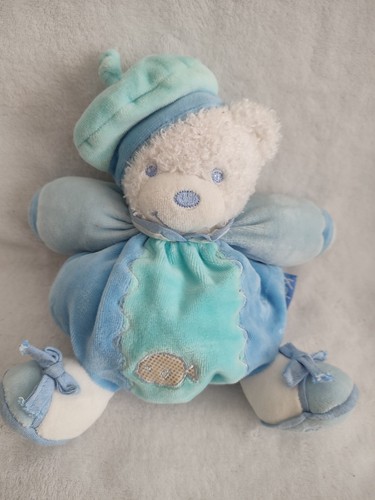 Doudou boule kaloo - doudou, bleu
