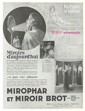 PUBLICITE MIROIR BROT MIROPHAR