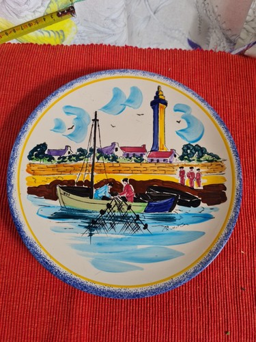 Joli plat faience pornic la - pornic,