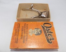 TONDEUSE AVEC SA BOITE JOHN OSTER MANUFACTURING HAND CLIPPERS 