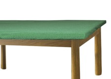 Tableau Couvrant Dessous Chiffon Vert Chiffon Cartes Poker Tapis Jeux de Table