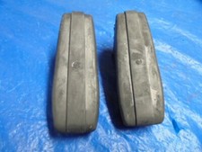 2 Butoir Butée pare choc Neuf Renault 4L 4 L R4 L R4L Stoßstangenhörner Bumper