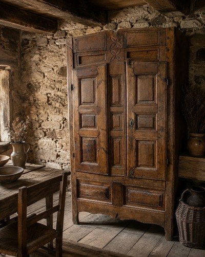 Armoire coffre art - armoire,