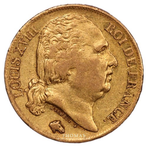 France louis xviii 20 - 20, francs