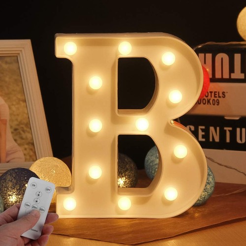 Panneau lettres lumineuses - de,