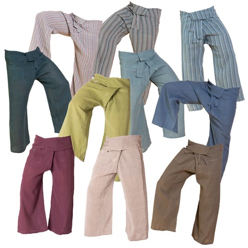 Panasiam pantalon thaï tissé - pantalon,