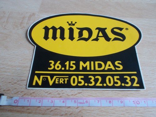 Autocollant midas - autocollant,