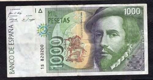 Espagne 1000 pesetas - 1000,