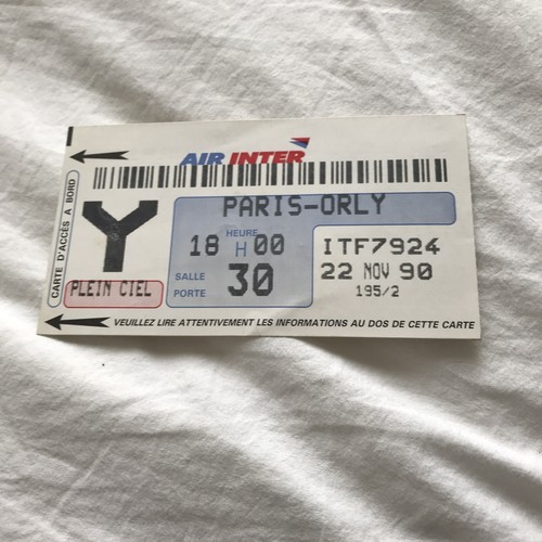 Air inter paris - air, carte