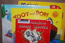 Lot Of 4 Children's Hardcover Books Board Book Mike Mulligan Free Shipping