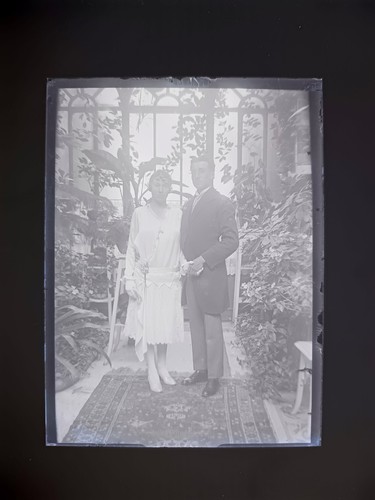 Plaque verre negatif 1920 - de,