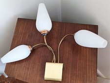 Applique murale 3 feux laiton