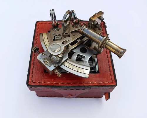 Sextant nautique laiton - en,