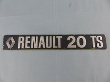  RENAULT 20 TS sigle emblème