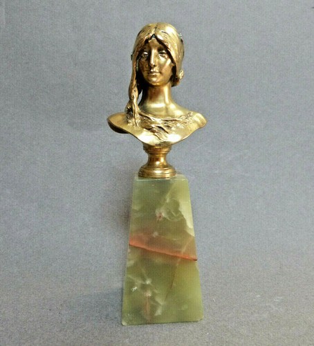 Sculpture buste bronze jean - sculpture,