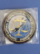 GENDARMERIE - ECUSSON BRODE - CENTRE NATIONAL INSTRUCTION NAUTIQUE