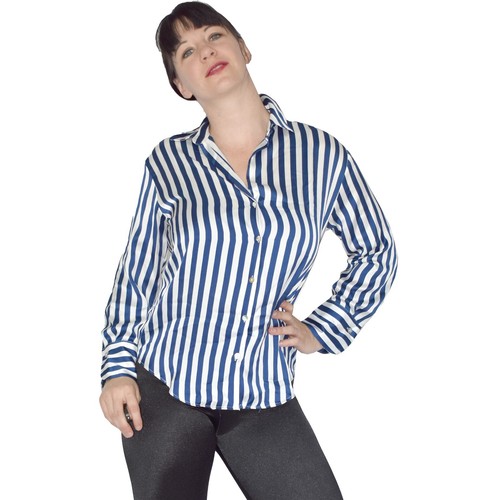 Zara rayures brillant satin - brillant,