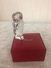 Chouette clair en cristal de Baccarat