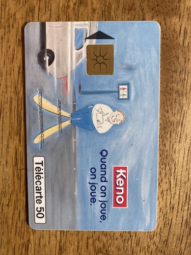 French phone card keno - phone, 04/98