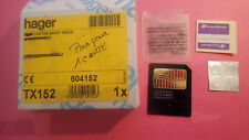 HAGER TX152 - Carte Mémoire Smart Media pour configurateur TX100 (prix 1 carte)