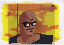 City hunter animation cel - city,