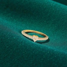 Bague de fiançailles Pave