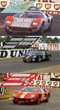 Décal Ford MkII Le Mans 1966