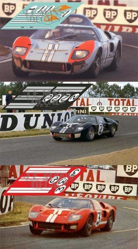 Décal ford mkii mans 1966 - mkii,