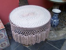 Nappe Ronde Ancienne Crochet