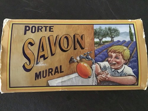 Porte savon mural déco - porte-savon,
