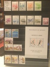 MONACO 1986 ANNEE COMPLETE 52