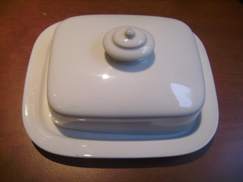Beau beurrier porcelaine - beau,
