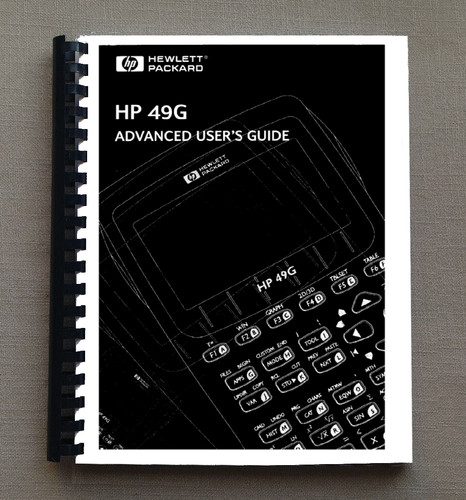49g advanced users guide - advanced, users's