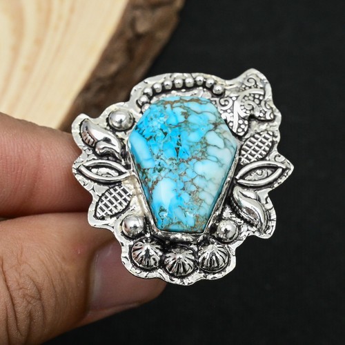 Bague style cluster argent - en,