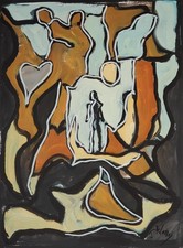 Tableau Peinture acrylique sur papier65cm x50cm