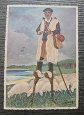 GUYENNE ET GASCOGNE ECHASSIER reproduction aquarelle de Charles Homualk