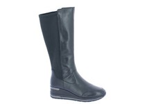 Luxury Bottes Femme Silvia C / Compensé Et Fermeture Éclair - Ner (Noir)