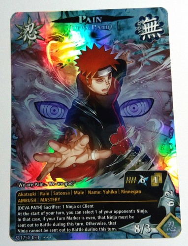 Carte naruto ccg collectible - carte,