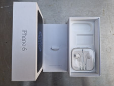 Boîte iPhone 6 Apple + Écouteurs EarPods d’origine (neufs) – Emballage complet