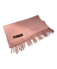 Écharpe LORO PIANA rose cachemire authentique L:16,54" 6946