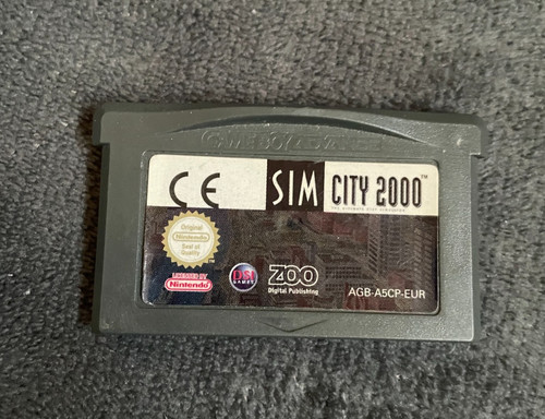 Sim city 2000 sur - sur, nintendo
